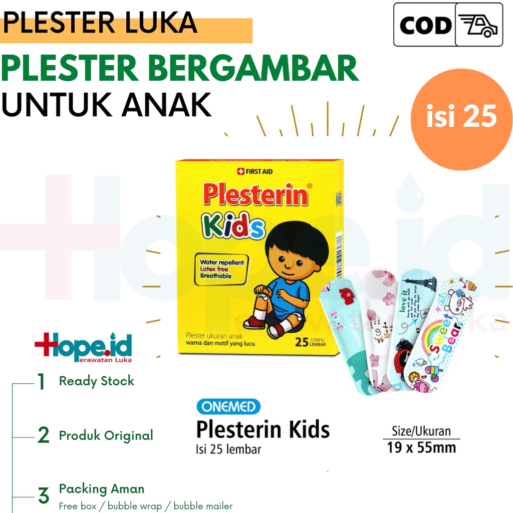 Plesterin Kids | Plester Luka Anak Bergambar