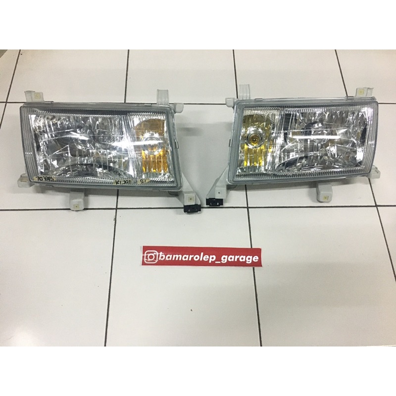 headlamp kijang kapsul 97-99 cristal