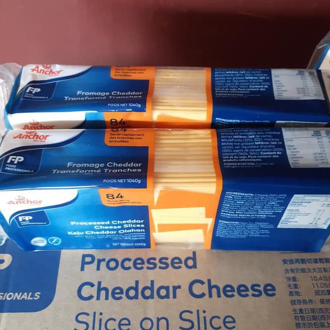 

YGJL ANCHOR RED CHEDDAR 84 SLICES QUICK MELT/ ANCHOR KEJU RED CHEDDAR 1KG G8XQ