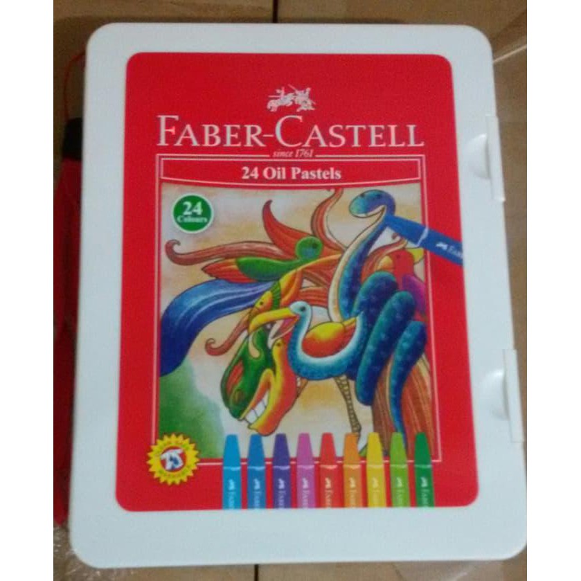 

ITERMURAHl Hexagonal Oil Pastel 24 Pcs (#120089) / Crayon faber castell