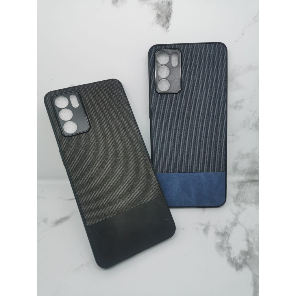 OPPO RENO 7 7Z 5G / RENO6 / RENO 6 PRO 5G / RENO 5 / RENO 5F 4G / 5G SOFT CASE FABRIC DENIM COVER