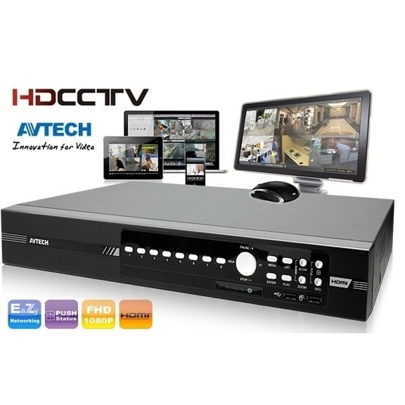 Jual Avtech 8 channel DVR Analog CCTV Camera recorder Berkualitas