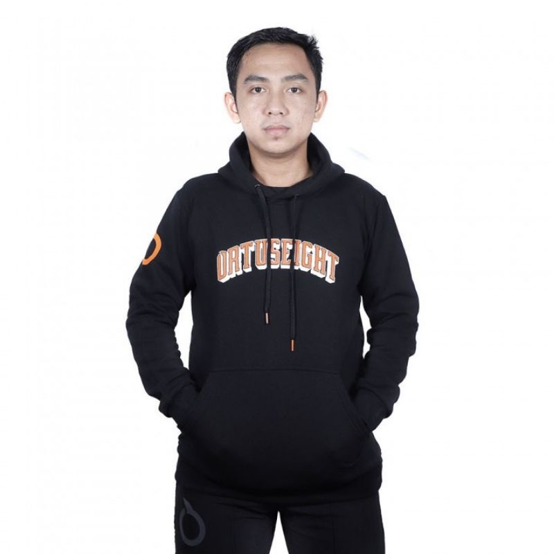 JAKET/SWEATER ORTUSEIGHT SALA HOODIE - BLACK ORTRANGE