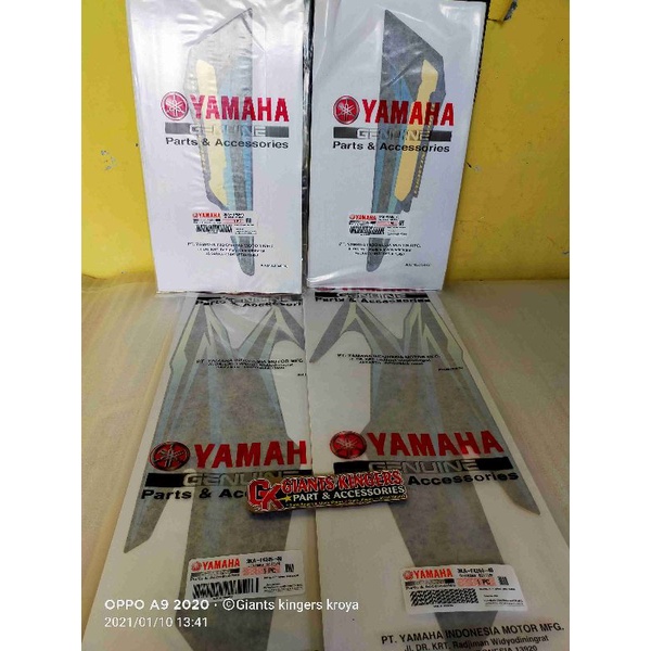 STRIPING LIS STIKER RX KING 2005 BIRU SET ORIGINAL YGP