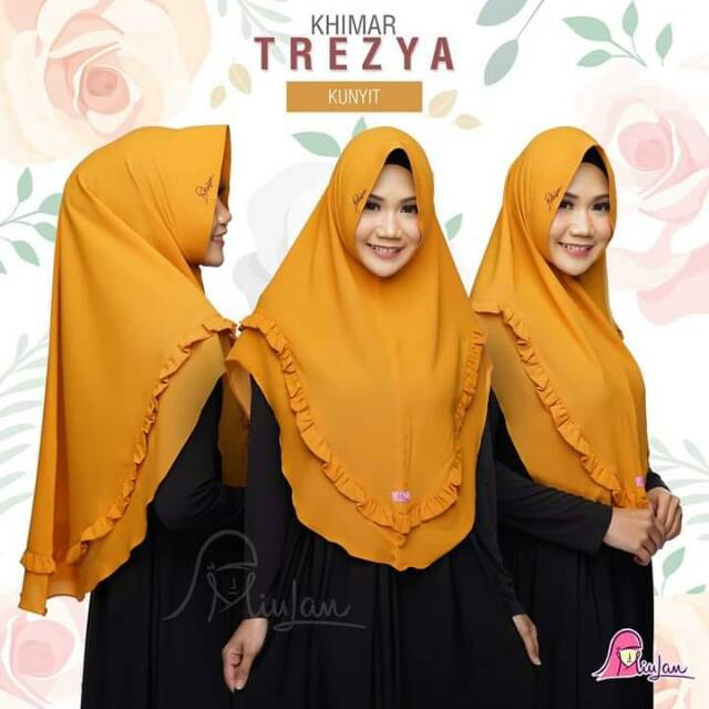 Jilbab Hijab Jumbo Syar'i Khimar Trezya by Miulan