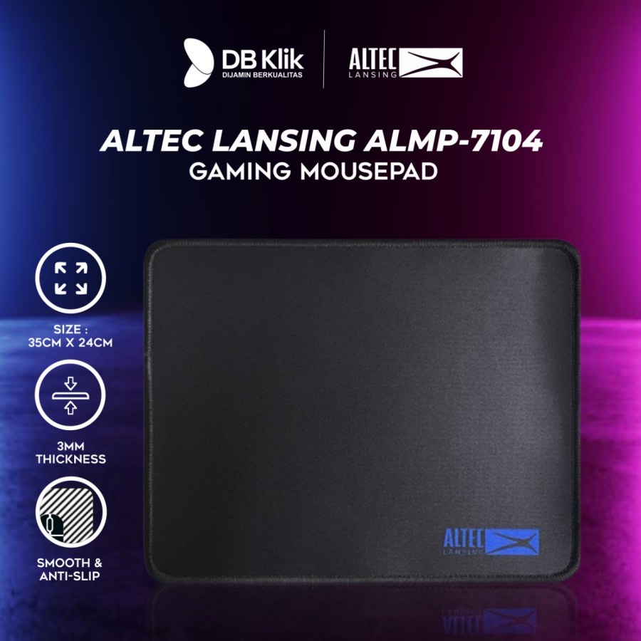 Mouse Pad Gaming ALTEC LANSING ALMP-7104 320x250x3mm - Altec ALMP7104