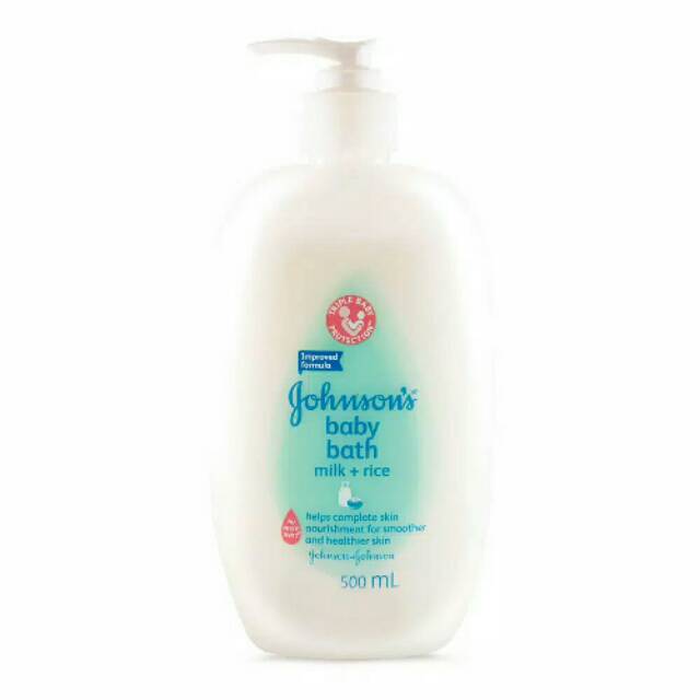 Johnsons milk bath Hair &amp; Body pump 500ml ORIGINAL-BPOM