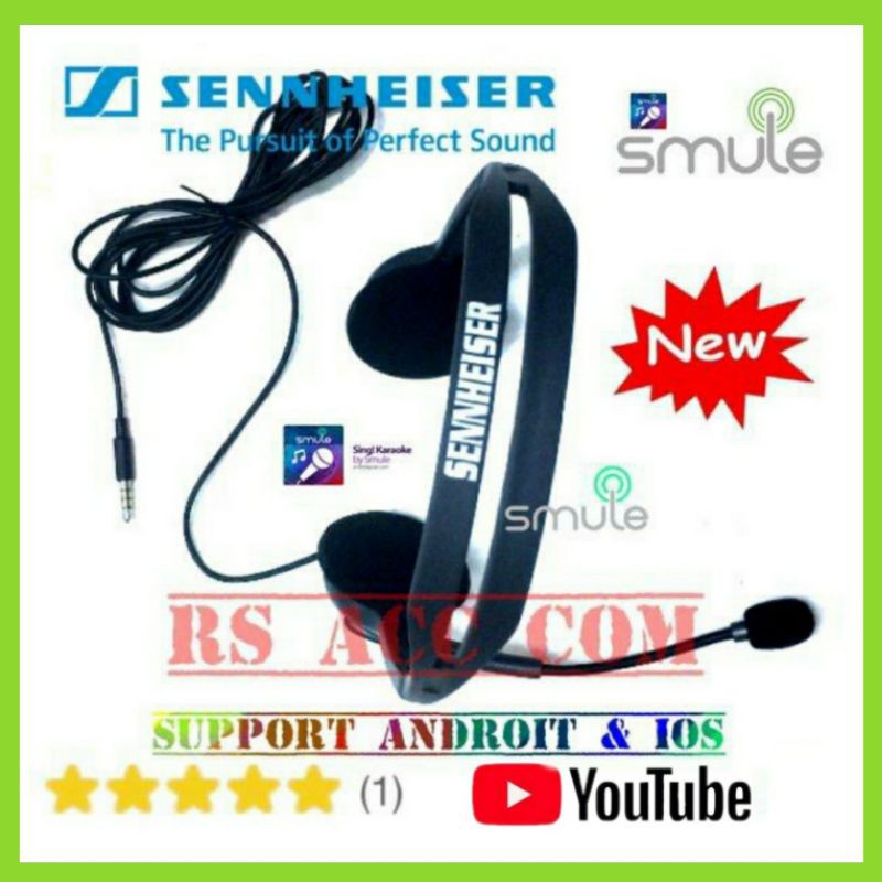 Mic Earphone Headset Khusus Karaoke Di Hp Android Smule Youtube IOS