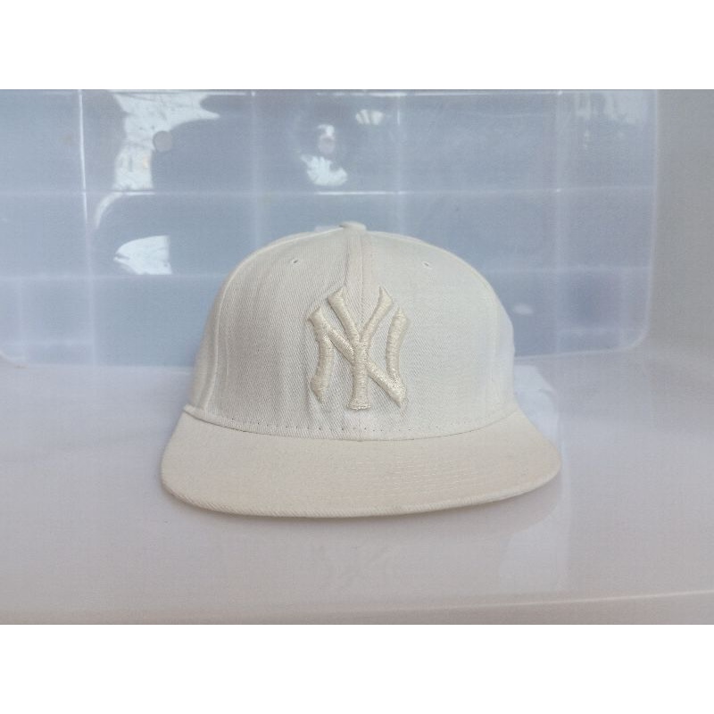 Topi Second Original Import branded Baseball Snapback New Era MLB Putih NY