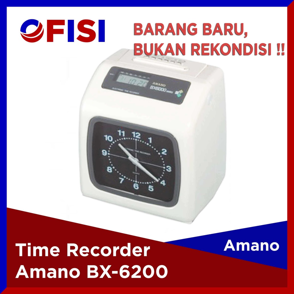 Mesin Absen Manual AMANO BX6200