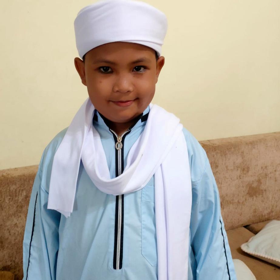 New Peci Imamah Permanen 1,5 Meter Anak-anak Sorban Imamah 3 Meter Sorban Kyai Imamah Kian Santang S