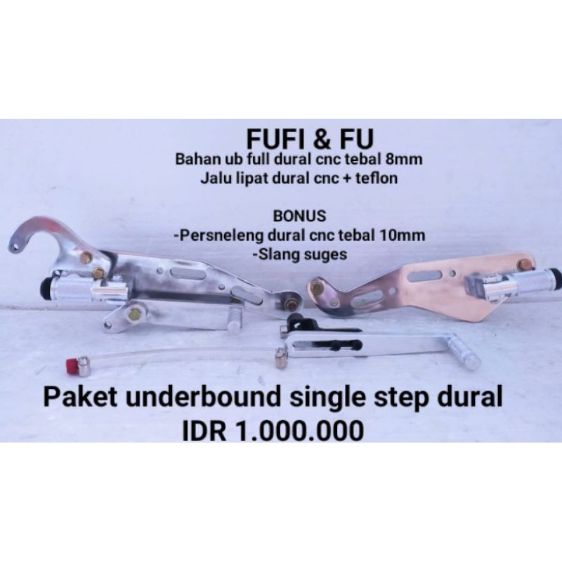 Footstep Underbone Single Dural Satria fu/fi