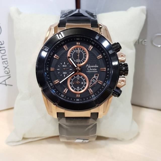 Alexandre christie 6226 Black Rosegold original Man