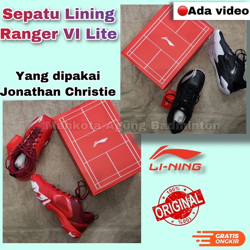 Jual Sepatu Badminton Bulutangkis Lining Li Ning Ranger Vi Lite Ranger