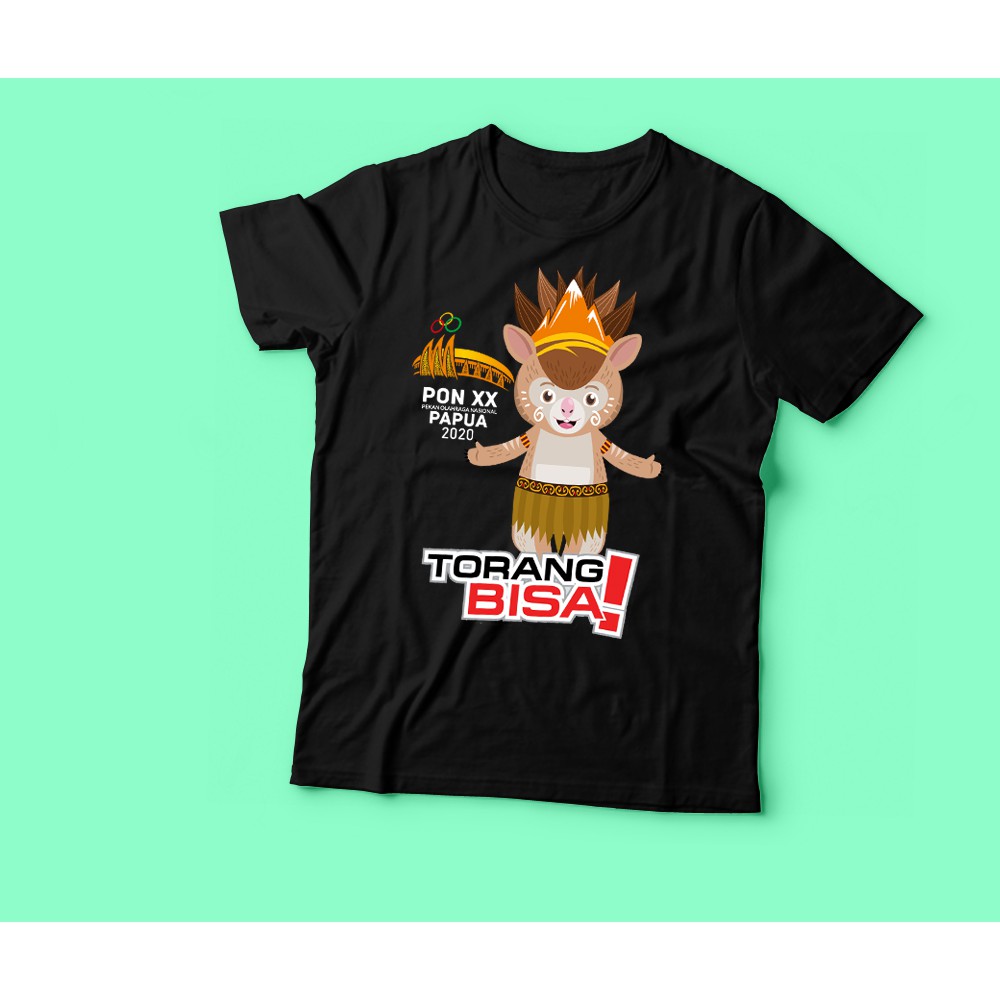 Kaos PON XX Papua | Kaos PON XX Premium | Torang Bisa