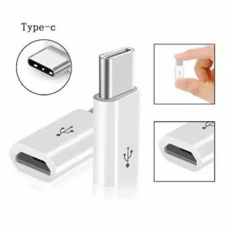 ADAPTOR/CONVERTER SAMBUNGAN MICRO USB TO TYPE-C PORT USB 3.1 OTG ANDROID