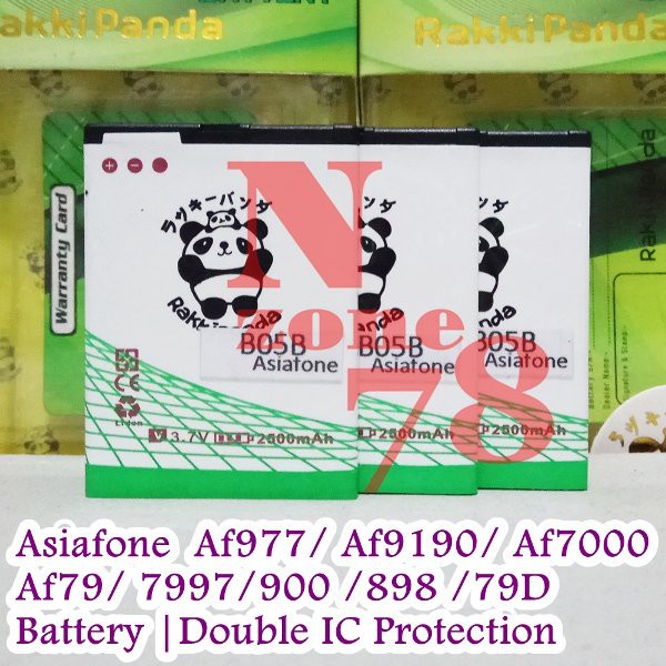 TERMURAH Baterai Asiafone AF977 AF9190 AF7000 AF79 AF7997 AF900 AF898 AF79D B05B Double IC