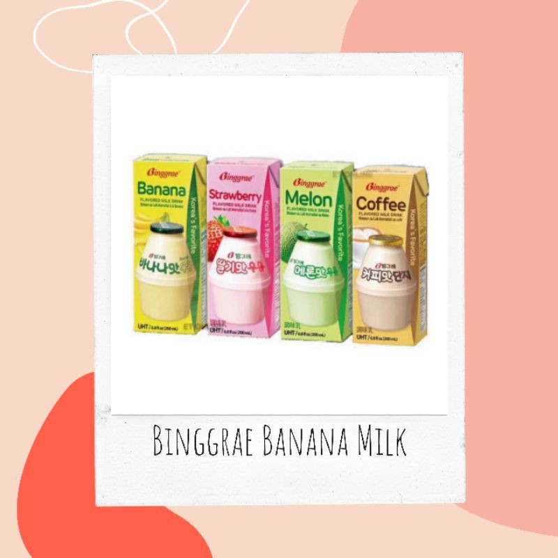 

Binggrage Flavored Korean Milk Banana Uyu HALAL