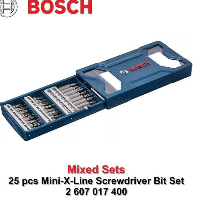 Bosch 25 pcs pieces X-Line Set Mata Bor + Mata Obeng Variasi