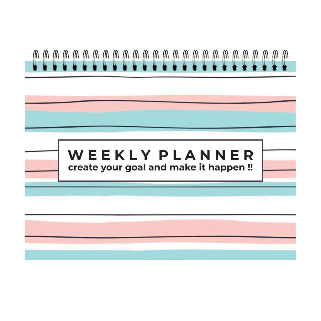 

Weekly Planner Book Catatan Mingguan A5