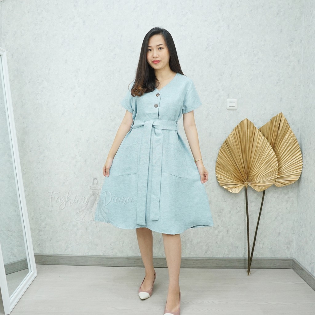 Devita Dress Pakaian Wanita - FashionDiana