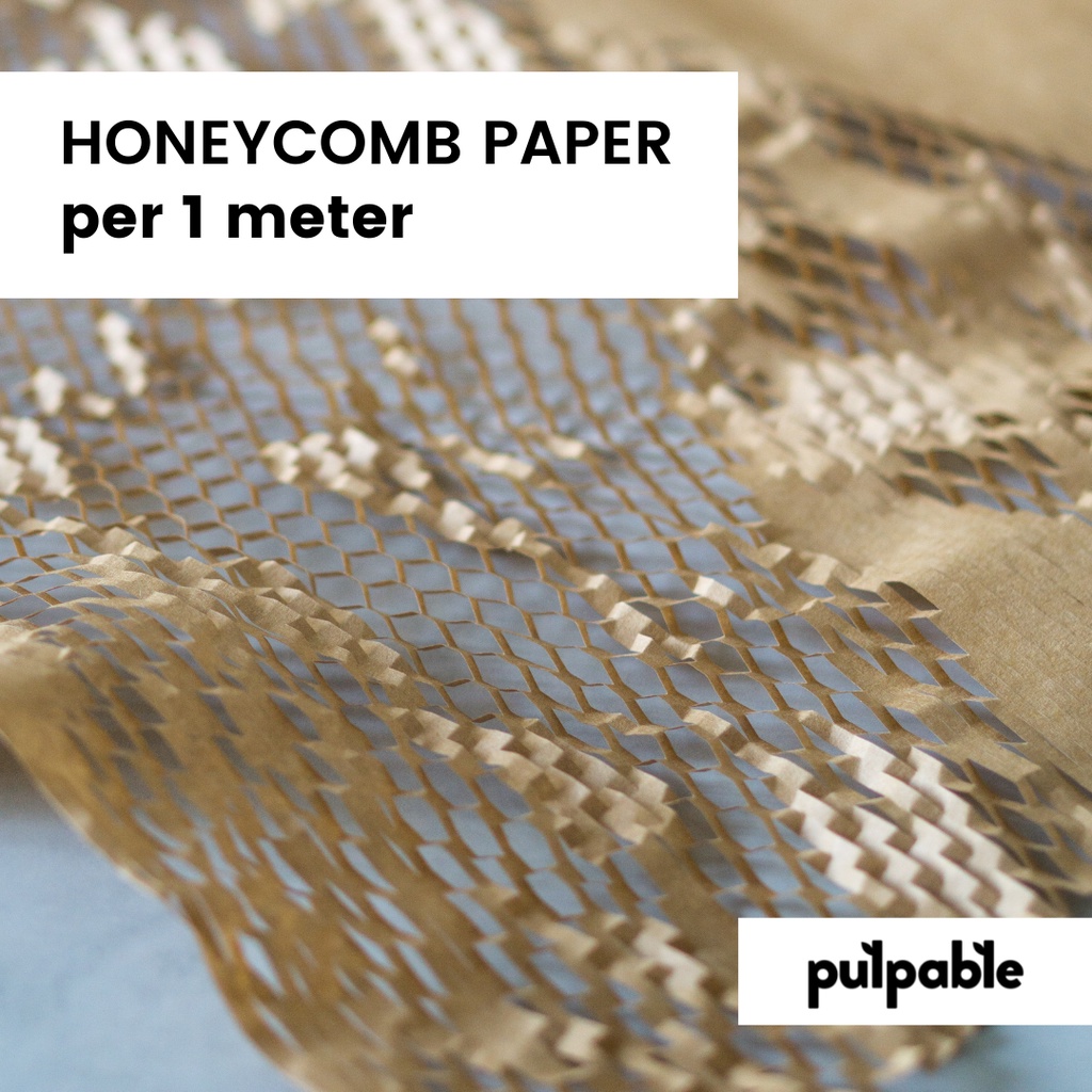 

Honeycomb Paper / Eco Friendly Bubble Wrap Pulpable - per 25 cm & per 50 cm & per meter
