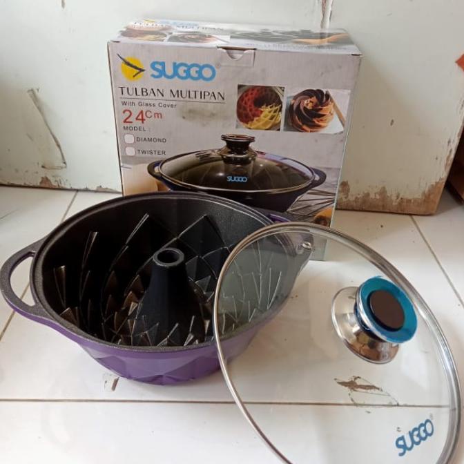 ------] Cetakan Kue Bolu Tulban multipan Suggo Model Diamond/ Flower