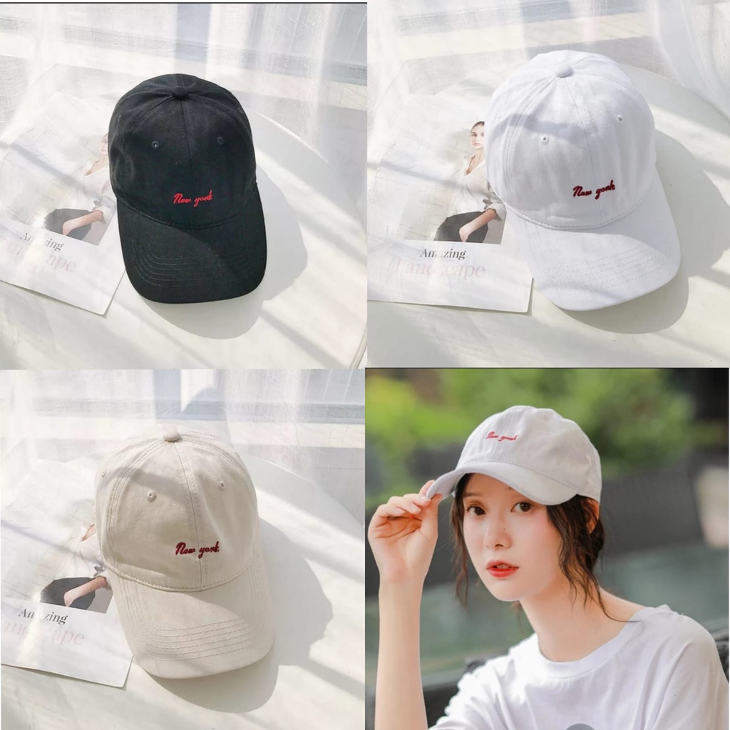 TOPI BASEBALL PRIA CAP NY DISTRO UNISEX TERBARU / TOPI WANITA CAP NY [COD]