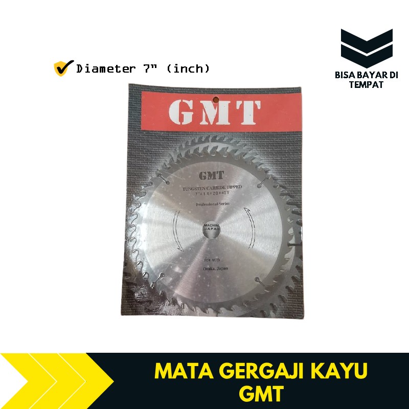Mata Gergaji Kayu Circular Saw Blade 7 Inch GMT TBMS619