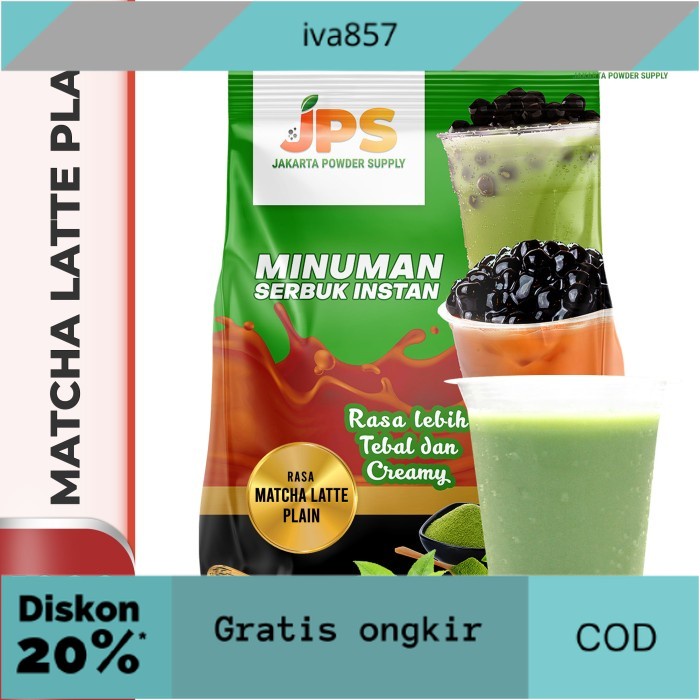 

PROMO Bubuk Minuman Rasa Matcha Latte Plain 1 Kg GRATIS ONGKIR