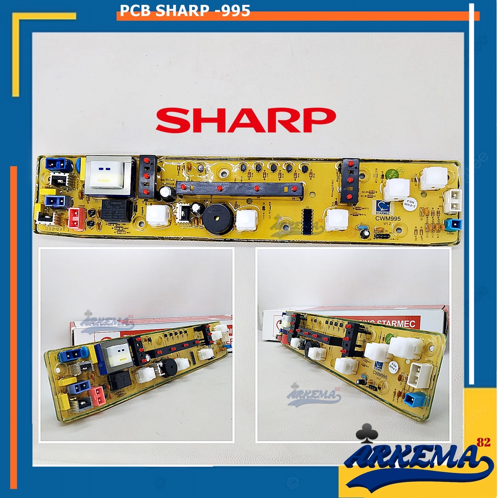 MODUL PCB MESIN CUCI SHARP ES-F800H ES F800H / ESF800H ESF850H / B / S ( 45-995 )