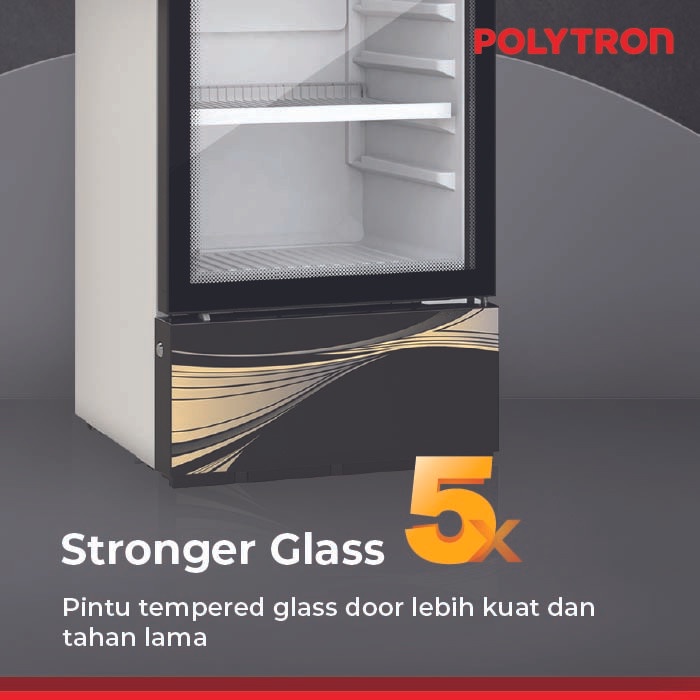 POLYTRON Showcase SCN 238X / SCN238X 285 Liter 4 Rak