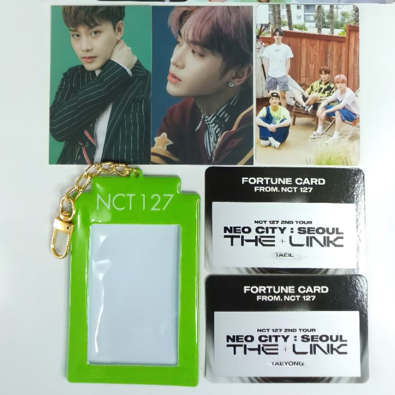 PHOTOCARD PC BENE HOTTRACKS TAEIL TAEYONG SG 20 DICON GRUP NCT 127 PC HOLDER KEYRING DICON FORTUNE C