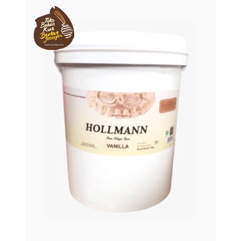 BUTTER CREAM HOLLMANN 8 KG / HOLLMAN BUTTERCREAM SIAP PAKAI / CREAM VANILLA