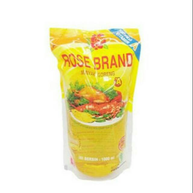 

Minyak goreng rosebrand 1000ml/1liter