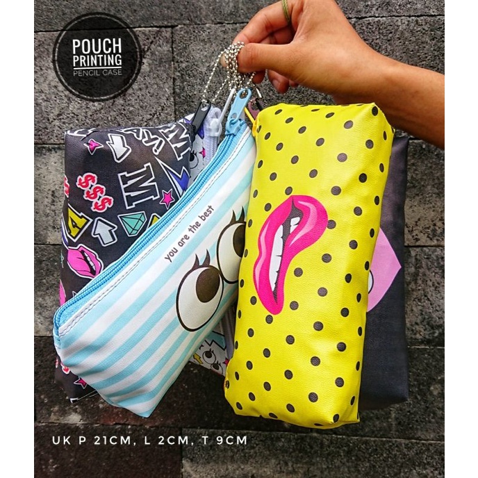 POUCH PRINTING/PENCIL CASE LUCU GEMES