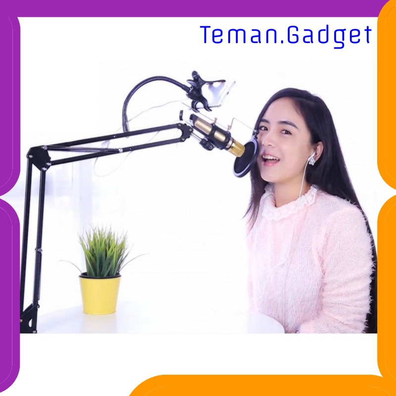 TG-BD100 TaffSTUDIO Condenser Microphone Stand Holder 360 Lazypod+Clamp - NB-35