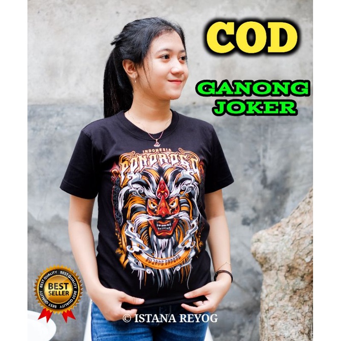 KAOS BUDAYA GANONG JOKER / KAOS GANONG JOKER / KAOS GREBEG SURO 2022 / GANONGAN