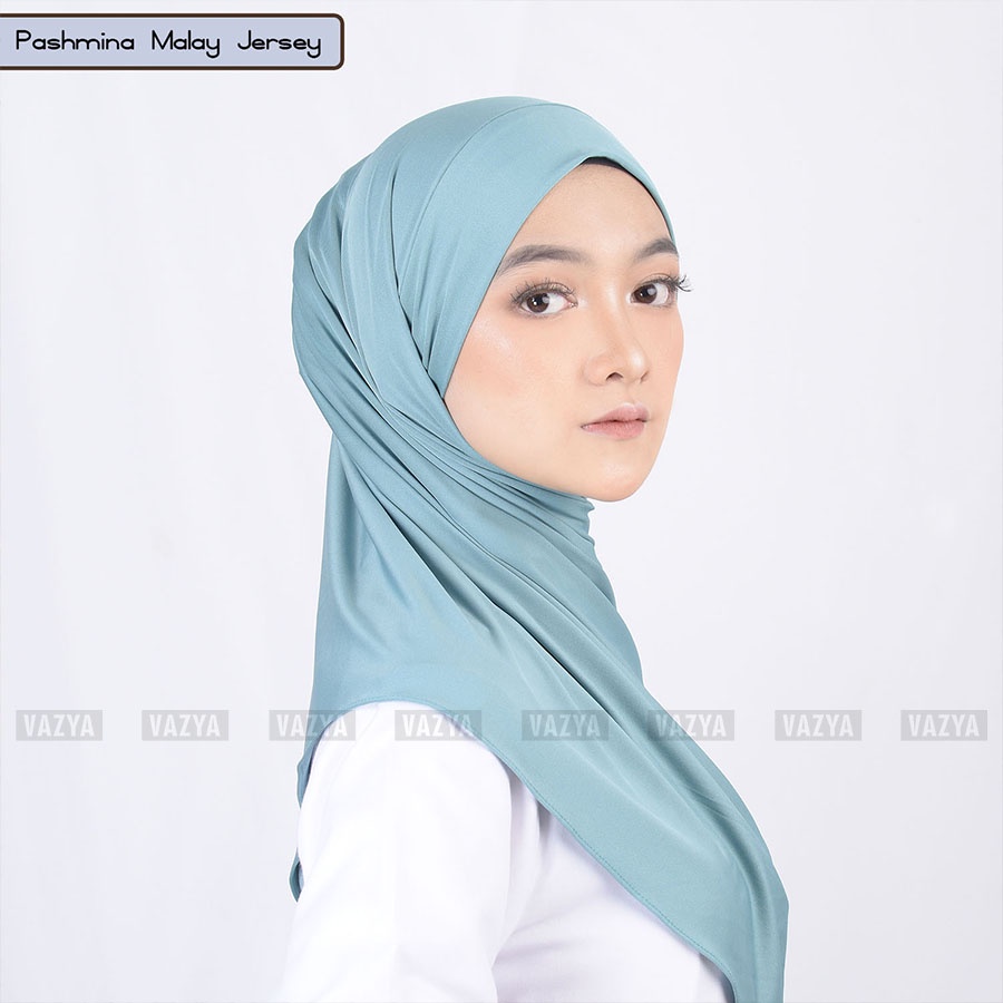 Pashmina Instant Malay Tali Ikat Jersey