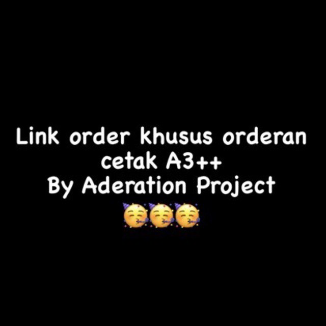 

CETAK ORDERAN A3++
