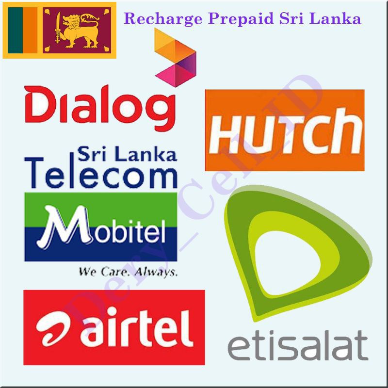 Sri Lanka - PuIsa Prepaid Sri Lanka - Dialog,  Hutch, Mobitel, Airtel, Etisalat