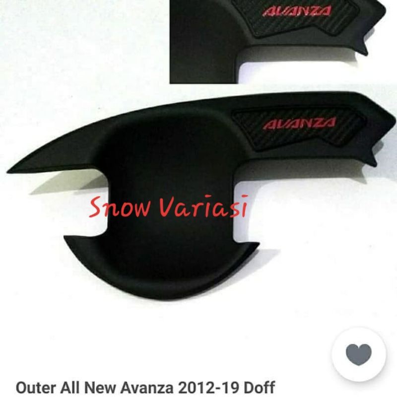 COVER OUTER MANGKOK ALL NEW AVANZA XENIA BLACKTIVO HITAM DOFF