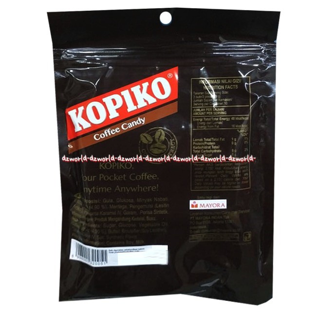 Kopiko Coffee Candy 90gr Permen Kopi Sachet Kopi Ko Coffee Cofe Candy Cofee Cendi Permen Penghilang Kantuk Ngantuk 90 gram