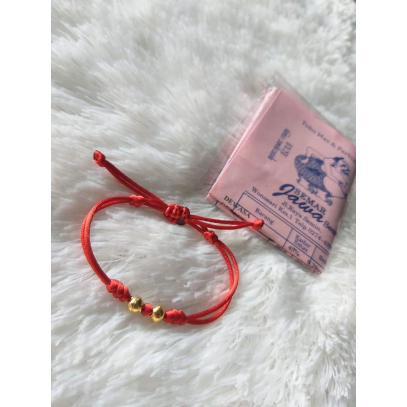 Gelang Tali Liontin Emas Semar Jawa Shopee Indonesia 