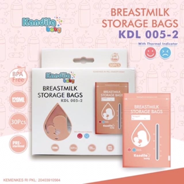 Kantong Asi SUNMUM / KANDILA / NATURAL MOM Murah Breast Milk Storage 100ml Harga Per Kotak