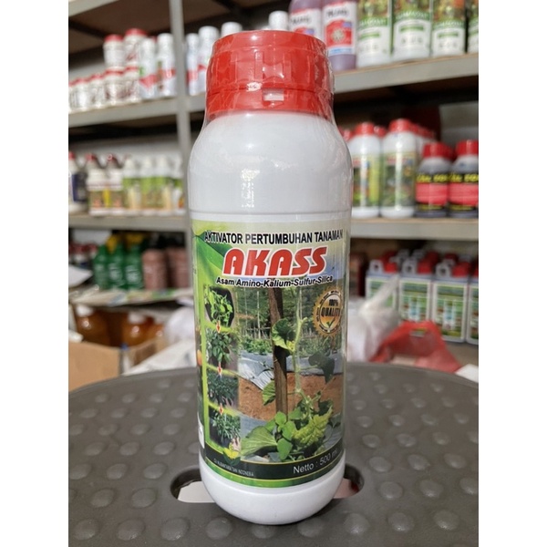 AKASS 500 ml - Nutrisi Pupuk Obat Penguat Tanaman, Cabai, Melon, Macet Pertumbuhan