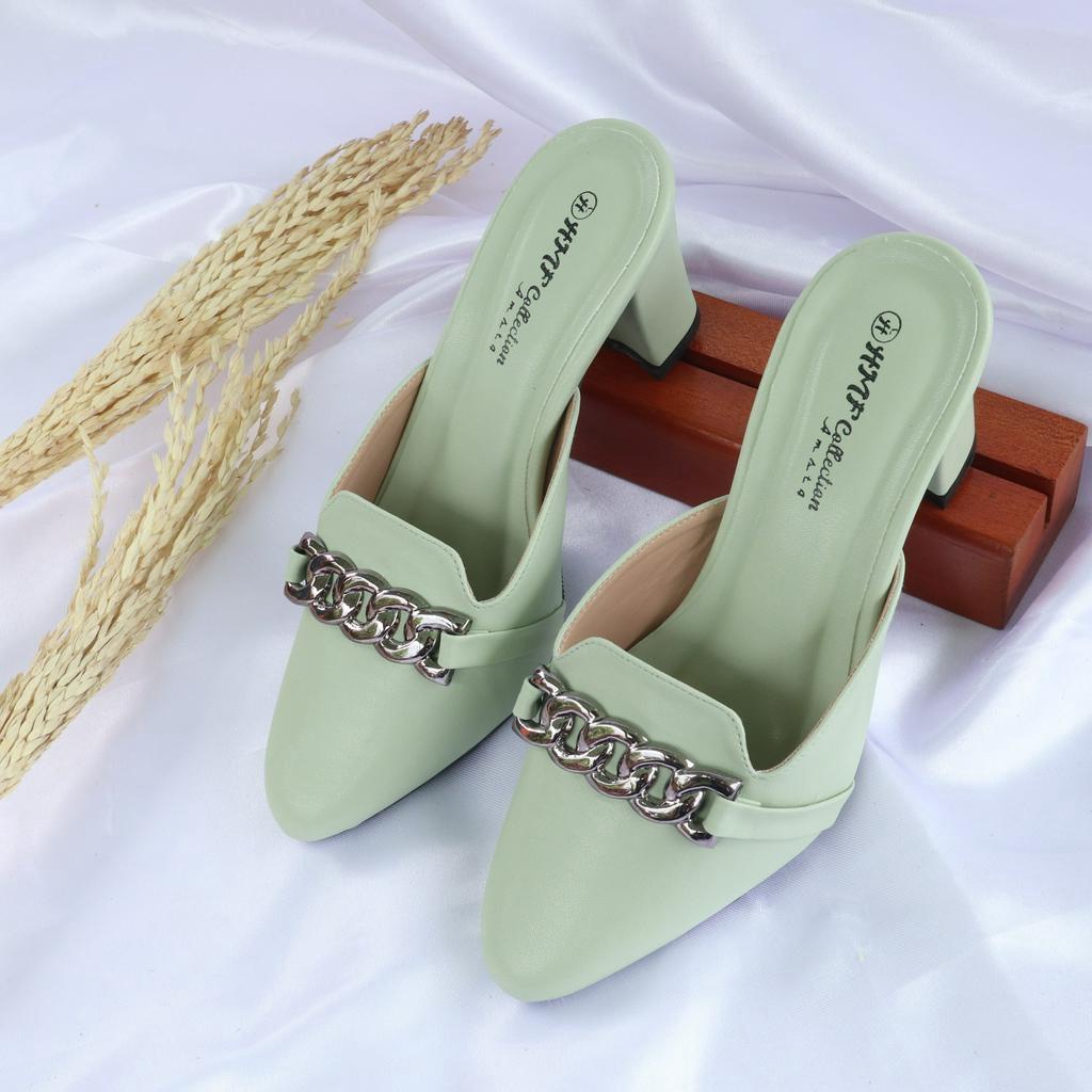 HMF Ukimy Heels Mules Wanita AR11