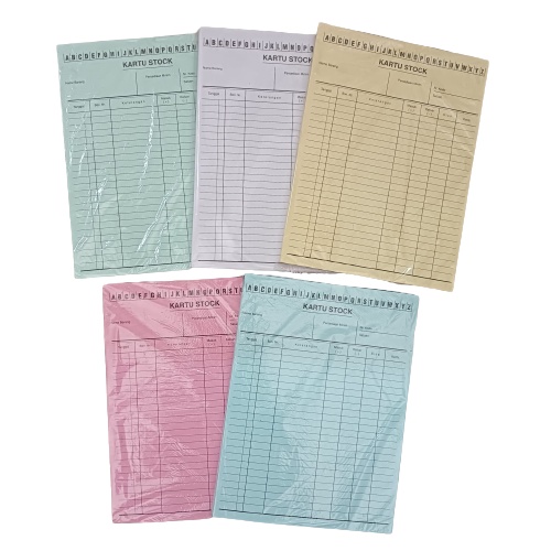 

Kartu Stock/ Kartu Stok Barang Ukuran 1/2 Folio