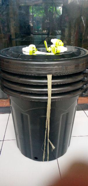 Tong Air Kran Hitam Khusus Sbygojek Grab /padasan /cuci Tangan /gentong Air/ Sehat/  Tong Kran