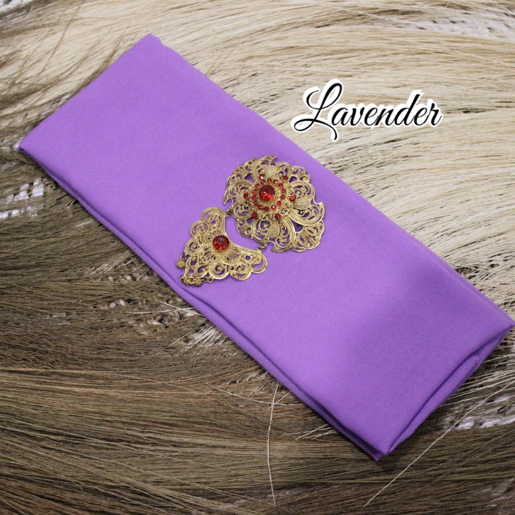 Selendang Sifon Hycon | Selendang Bali | Senteng-Lavender